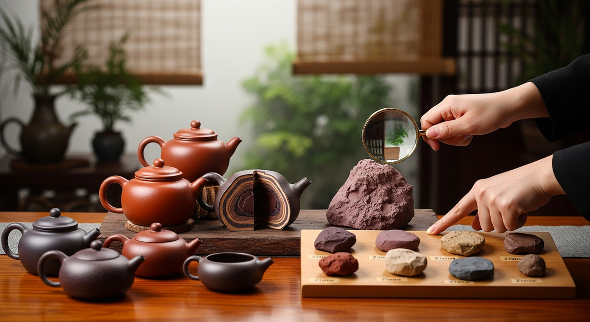 Anh minh hoa chu de ấm tử sa làm từ gì