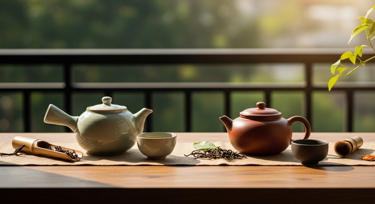 Anh minh hoa chu de so sánh ấm Nhật và ấm tử sa